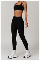 Sujetador de Yoga suave con espalda de belleza para mujer, entrenamiento de gimnasio, deportes de secado rápido, Top elástico con doble hombro y cuello, ropa interior para correr y Fitness al aire libre - details 26