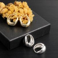 Pendientes de aro pequeños de plata 925 para mujer, pendientes gruesos, pequeños, de oro de 14 quilates, Huggie, pendientes de aro pequeños, ligeros y anchos, Plata de ley - details 5