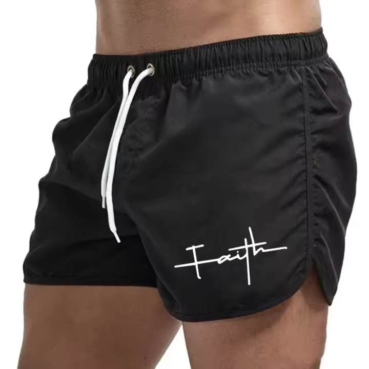 pantalones cortos de verano para hombre, pantalones cortos informales de moda para playa para hombre, pantalones cortos deportivos para surfear, pantalones cortos geniales para correr y ciclismo - 1
