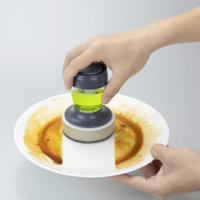 Cepillo de Soap Dispensador con Almacenamiento y Cucharas Recargables para Limpieza de Fregadero y Cocina Accesorio de Cepillo de Scrubber - details 2