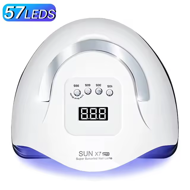 Secador de Uñas Profesional Inteligente Lámpara LED UV de Gran Potencia de 380W con 81 LEDs para Manicura Belleza - 1