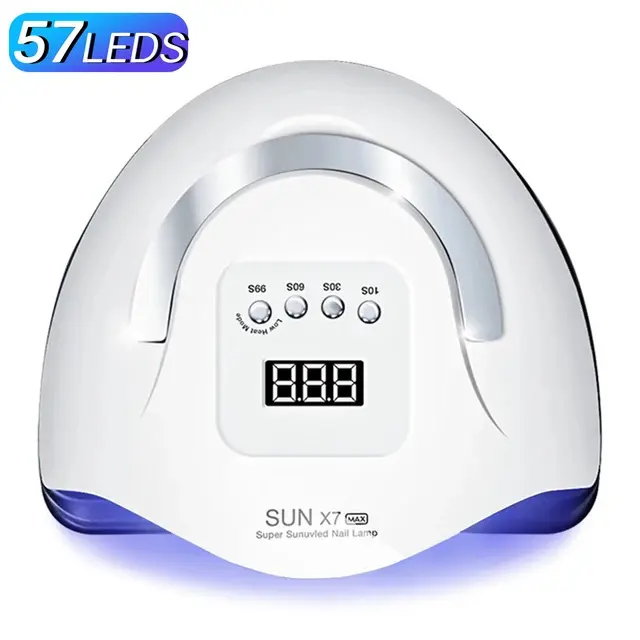 Secador de Uñas Profesional Inteligente Lámpara LED UV de Gran Potencia de 380W con 81 LEDs para Manicura Belleza - 1