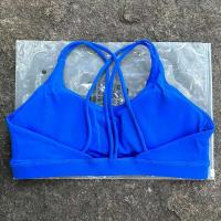Sujetador deportivo con tirantes cruzados para mujer, pantalones cortos de entrenamiento de gimnasia, chaleco de yoga, corsé ajustado de alto impacto, acolchado suave reforzado para correr - details 6