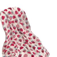 140x70cm fresa mano Coral Veet piel agradable suave toalla de playa grande chica corazón toallas de baño para adultos - details 5