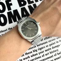 Reloj cuadrado con correa de acero para hombre, sencillo y versátil, de moda e informal, de cuarzo retro, tendencia para estudiantes - details 8