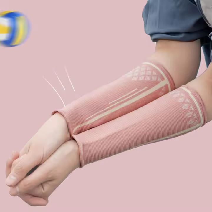Manga de compresión para antebrazo de seguridad deportiva, accesorios deportivos, soporte para muñeca, mangas para brazo de voleibol, calentadores de brazo, muñequeras deportivas - 1