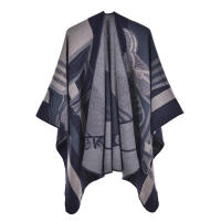 Mantón de mujer de nuevo estilo, capa con abertura de Cachemira de imitación gruesa de gran nombre a la moda para uso en pasarela - details 11