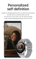 Relojes inteligentes hombre Fitness exterior deporte Música podómetro heart rate blood pressure mujer Bluetooth llamada Negocio watch - details 11