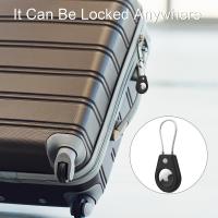 Funda AirTag con llavero, Compatible con Apple AirTag, segura con cable para llaves, equipaje, mascotas - details 3