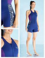 Nuevo traje de baño para mujer, traje de baño de una pieza anti UV, traje de buceo, protector contra sarpullidos, sin mangas, con cremallera, traje de baño para Surf, neopreno - details 10