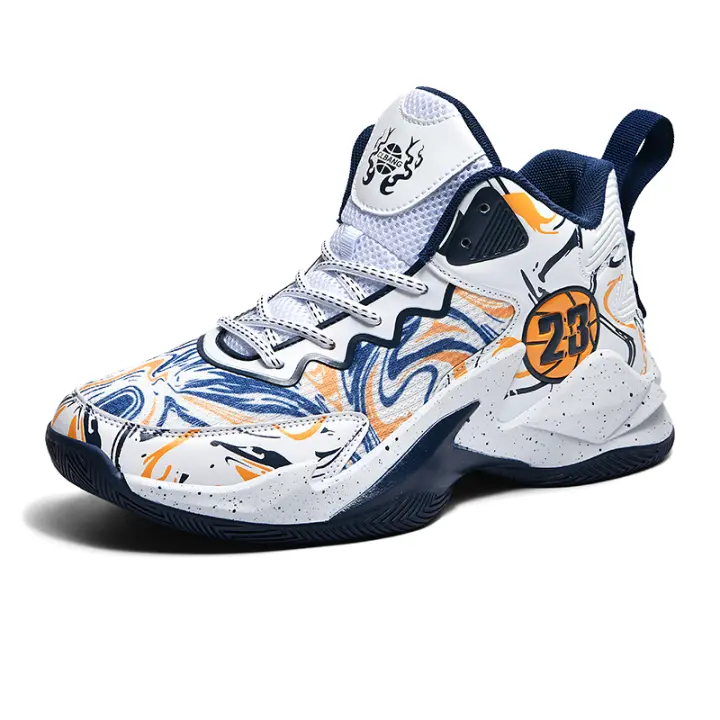 Brand Mens Basketball Shoes Breathable Sports Shoes Lightweight Sneakers For Boys Comfortable Athletic Fitness Training Footwear - 1