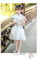 Hanfu para niñas, novedad de verano, falda de princesa nacional, vestido Cheongsam de estilo antiguo de hadas para niños - details 9