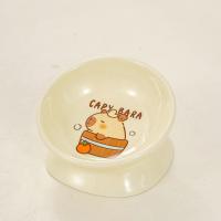 Cuenco de cerámica para gatos, boca inclinada, gran capacidad, cuenco de alimentación para perros, antideslizante, antivuelco, alimentador para beber para mascotas, protección del cuello - details 1