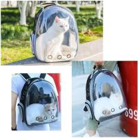 Mochila De Transporte para mascotas, cápsula transparente, Burbuja, Animal pequeño, cachorro, gatito, pájaro, transpirable, viaje - details 3