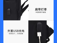 Mochila, bolsa de computadora de 15,6 pulgadas para hombres, mochila de negocios, mochila para exteriores. - details 31