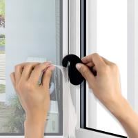 Pantalla Microperforada Universal para Ventanas , Malla lavable, roja Ajustable, Tamaño de la Ventana DIY, Protección total (Tamaño máximo 130x150CM, Blanco) - details 4