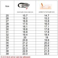 Zapato de cuero para niños, zapatos de princesa dulces para niñas con pajarita de diamantes de imitación, zapatos versátiles de moda para niños con tacones para fiesta - details 0