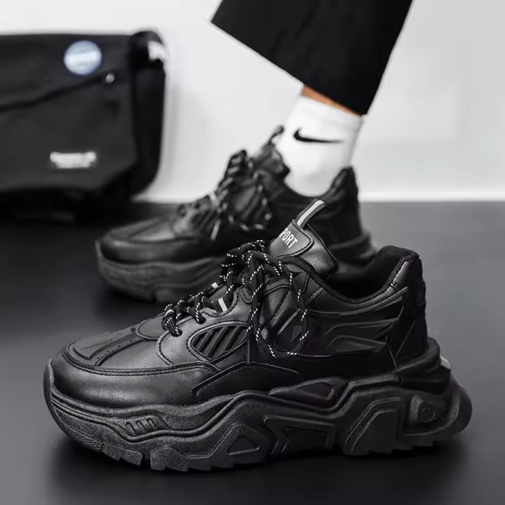 Zapatos Casuales para Hombres Verano 2025 Versátiles Estilo Coreano Suela Aumenta la Altura - 1