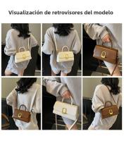 Bolso Messenger de Alta Textura y Ligero Diseño Sencillo, Versátil y Portátil para Mujeres - details 4
