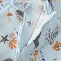 Chic Traje de Baño de Una Pieza Floral sin Espalda para Niñas Bikini de Bebé a Prueba de Sol con Sombrero Perfecto para Vacaciones en la Playa - details 31