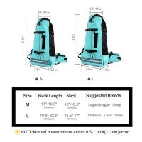 Mochila para mascotas transpirable reflectante para cachorros, para Corgi Bulldog, perros grandes, bolsa de viaje ajustable para senderismo al aire libre - details 0