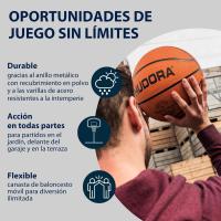 Soporte de Baloncesto Profesional Aro Ajustable en Altura con Ruedas Ideal para Niños, Adolescentes y Adultos Canasta de Baloncesto al Aire Libre - details 3