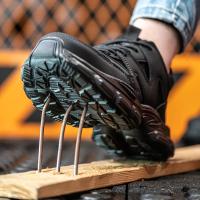 Zapatos de Trabajo para Mujeres Ligeros y Transpirables Impermeables a Golpes y Agujas - details 1