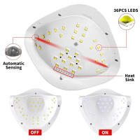 Secador de Uñas LED Profesional LULAA Sun X5Plus 72W Lámpara de Secado de Manicura de Salón para Herramientas de Belleza - details 5