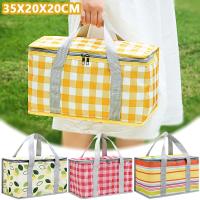 Bolsa de aislamiento térmico portátil de gran capacidad, cesta de Picnic, tela Oxford gruesa, bolsas de mano para exteriores, equipo de viaje y Camping - details 0