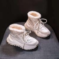 Nuevas botas de diseñador para niños de alta calidad, zapatos deportivos juveniles de piel con purpurina en el tobillo para invierno, precio bajo para la escuela - details 3