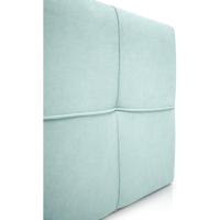 tapizado, Modelo Cuadrado para Camas de 150 (160 x 57 cm) Tela Verde Agua - details 4