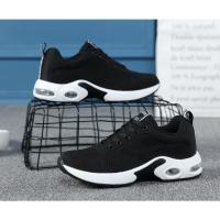 Zapatillas de deporte de moda para mujer, zapatos de tenis transpirables de malla con cojín de aire, fondo suave, para correr al aire libre - details 3
