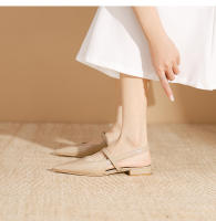 Zapatos planos con correa puntiaguda simples y versátiles - details 20