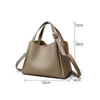Bolso pequeño de cuero PU suave para mamá de mediana edad, bolso cruzado de hombro Simple y magnífico, informal, a la moda, nuevo - details 0