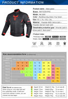 MOTOCENTRIC Chaqueta de motociclismo de verano para hombre y mujer, chaqueta de motocross transpirable de malla, chaqueta de moto anticaída con 5 almohadillas de protección - details 1