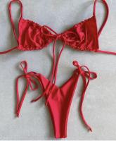 2020 traje de baño para mujer, bikini con tirantes, traje de baño liso de doble cara, bikini sexy, fiesta en la piscina, esencial, nuevo - details 31