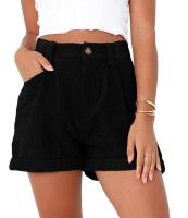 Pantalones cortos de verano para mujer, talla grande, sueltos, pantalón corto con cintura y cordón ajustado, para senderismo y Deportes - details 1