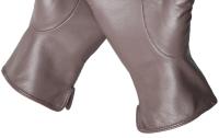 Guantes de piel de oveja para mujer, manoplas cortas de terciopelo fino para pantalla táctil, de cuero, de buena calidad, para invierno, 2226 - details 101