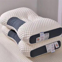 Almohada de masaje ortopédica para dormir, protección para el cuello, alivio del dolor corporal, masajeador de tracción - details 7