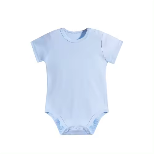 Bodys de algodón para recién nacidos INSULAR, peleles infantiles con triángulo de escalada, ropa de verano para niños y niñas de 1 a 3 años, estilo lindo, cierre de botones, talla real - 1
