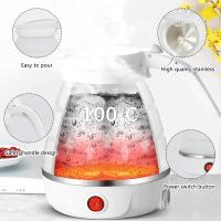 Tetera Eléctrica Plegable Portátil Pequeña Olla Caliente de Silica Gel para Café, Té, Viajes, Acampadas, Picnics, Negocios - details 5