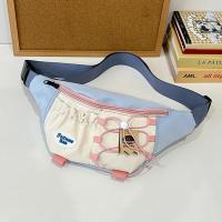Bolso cruzado portátil para chica, bolso de pecho de estilo japonés, impermeable, para correr, riñonera, bolsa de nailon con contraste de Color para teléfono, para chicas adolescentes - details 2