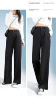 Pantalones Casuales de Pierna Ancha y Cintura Alta para Mujer Primavera-Verano 2025 - details 19