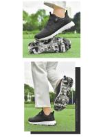 Zapatos de Golf Impermeables Cómodos para Hombres y Mujeres Pisa Firme, Antideslizante, Zapatillas de Moda para Exteriores - details 8