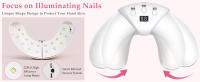 Lámpara de Uñas UV LED Plegable Secador de Uñas de Gel con Pantalla, Sensor Automático y 3 Temporizadores Herramienta de Manicura de Belleza - details 2