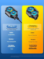 Ventilador Dual portátil Universal, refrigerador de teléfono móvil recargable, ventilador de refrigeración para teléfono para iPhone 15, Xiaomi 14, Samsung S24U - details 0