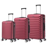 Conjunto de Maletas de Viaje Elegantes Carcasa Ligera de ABS, Cerradura Numérica, 4 Ruedas Giratorias 360 °   , Asa Telescópica de Aluminio Juego de Maletas Set Trolley Maleta Cabina ( 6990 M001 8008 6020 D7) - details 1