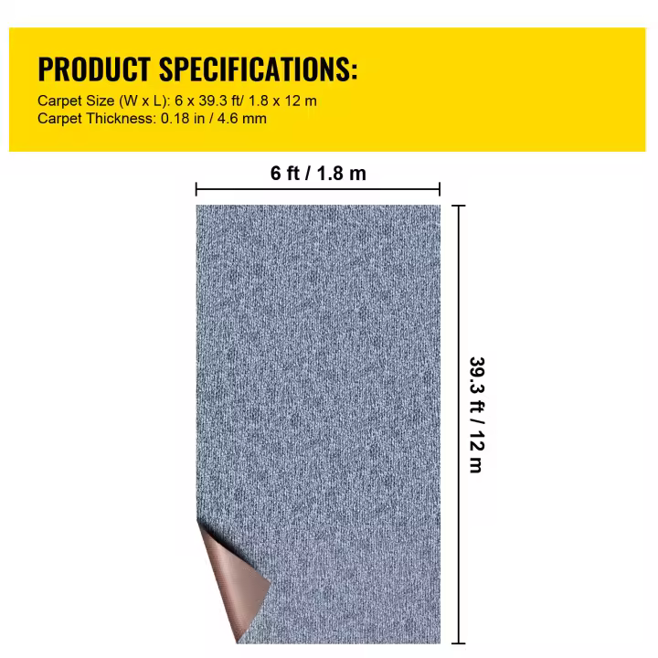 SucceBuy Alfombra interior/exterior, parte trasera impermeable para patio, porche, terraza, garaje. Antideslizante, sin moho: alfombra de cocina ideal - 1