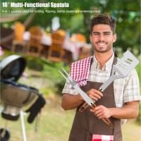 Juego de Accesorios para Parrilla de Barbacoa de Acero Inoxidable 31 Herramientas Resistentes para Hombres y Padres Regalo Perfecto para el Día del Padre - details 8