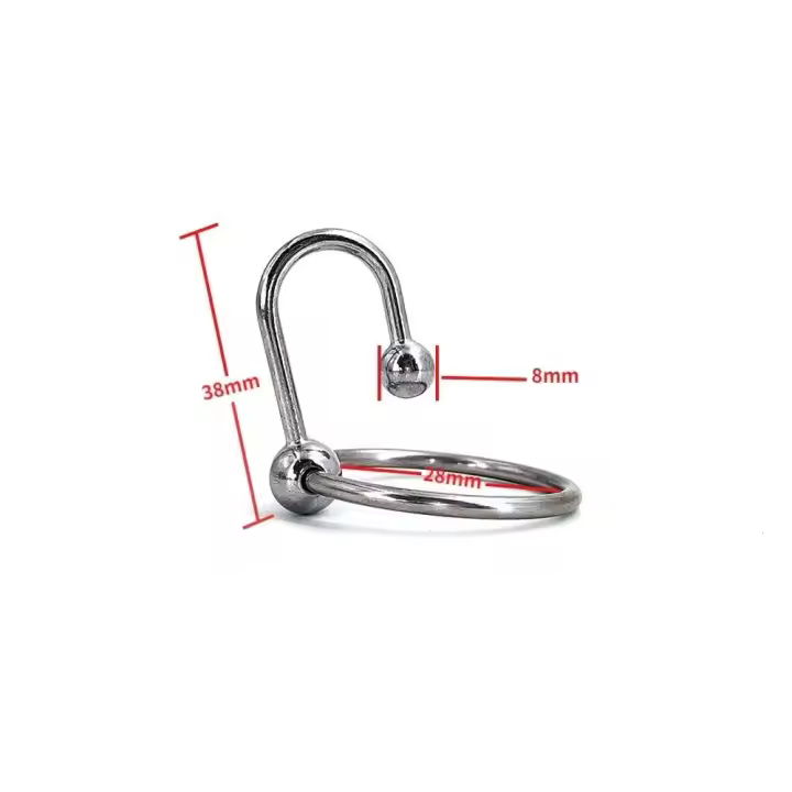 Anillo de Dilatación Uretral de Acero Inoxidable Juguete Sexual para Retrasar la Ejaculación para Hombres Bloque de Cerradura de Placer Sensual - 1